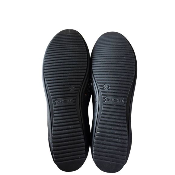 Josef Seibel Pippa Flats Black Leather Size 8.5US Slip On Flexible Shoes Comfort - Picture 8 of 8